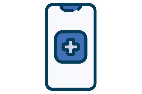 Discover the Versatility of Online Medical App Filled Line