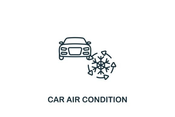 Enhance Your Designs with Car Air Condition Icon