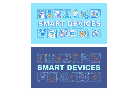 Smart Devices Word Concepts Banner Set: A Comprehensive Guide for Modern Creators