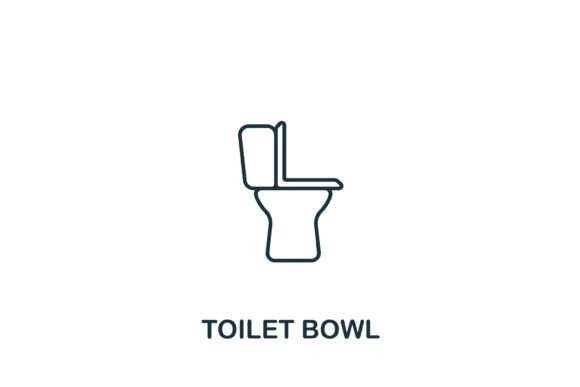 Toilet Bowl Icon: A Simple and Versatile Symbol for Modern Design