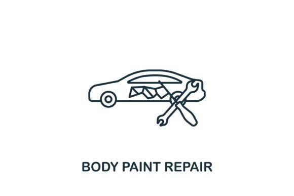Understanding and Utilizing the Body Paint Repair Icon for Car Service Graphics
