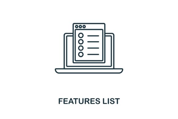 Understanding and Utilizing the Features List Icon in Graphic Design