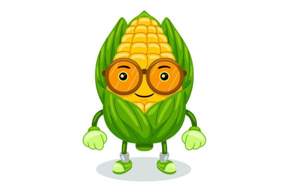 Unlock Creativity with Cute Corn Mascot Vector